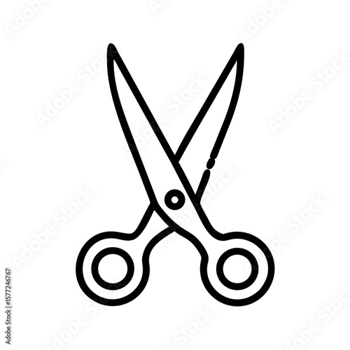 Scissors Icon for Creativity and Crafting Topics
