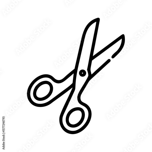 Scissors Icon for Creativity and Crafting Topics