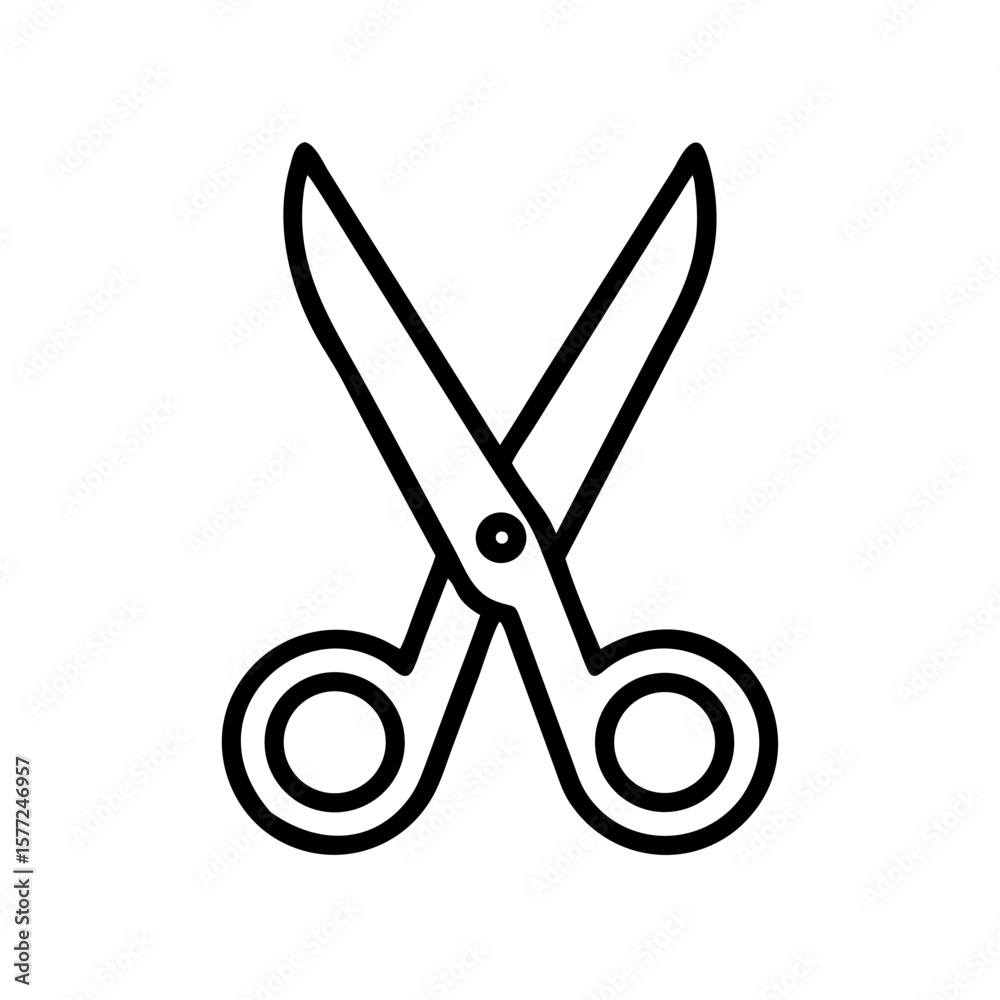 Scissors Icon for Creativity and Crafting Topics Scissors Icon for Creativity and Crafting Topics