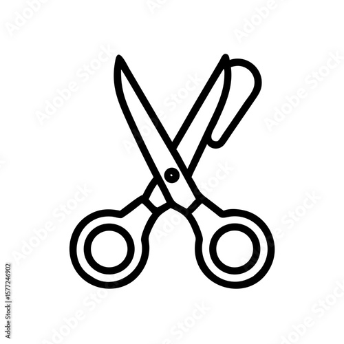 Scissors Icon for Creativity and Crafting Topics