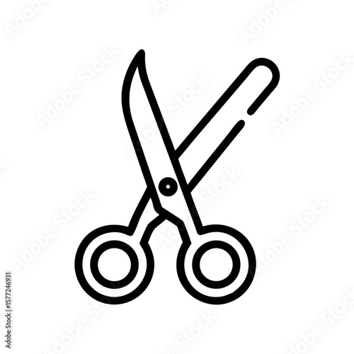 Scissors Icon for Creativity and Crafting Topics