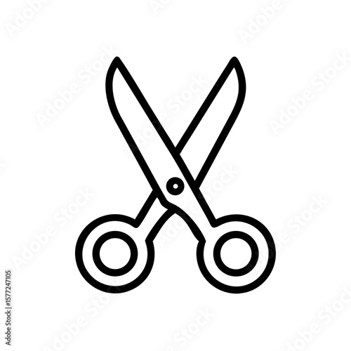 Scissors Icon for Creativity and Crafting Topics
