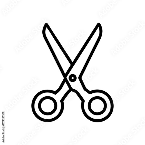 Scissors Icon for Creativity and Crafting Topics