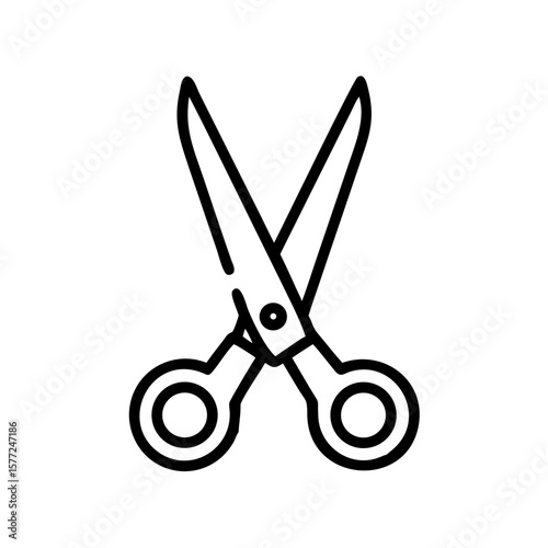 Scissors Icon for Creativity and Crafting Topics