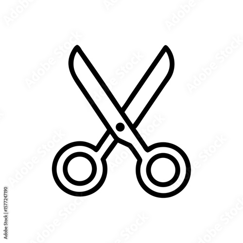 Scissors Icon for Creativity and Crafting Topics