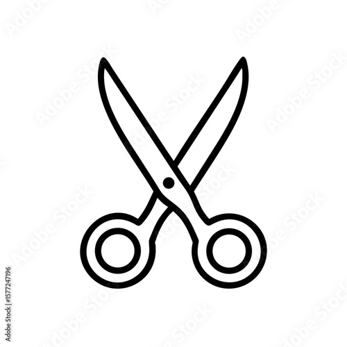 Scissors Icon for Creativity and Crafting Topics