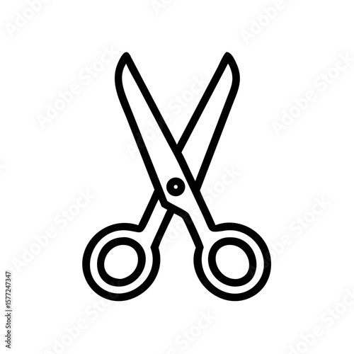 Scissors Icon for Creativity and Crafting Topics
