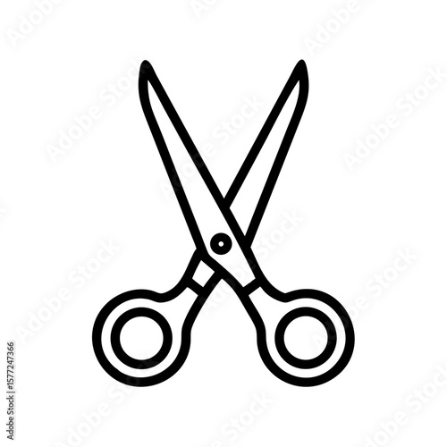 Scissors Icon for Creativity and Crafting Topics