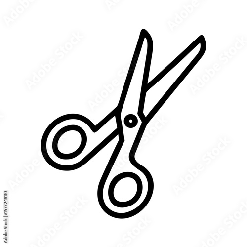 Scissors Icon for Creativity and Crafting Topics