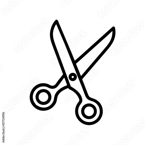 Scissors Icon for Creativity and Crafting Topics