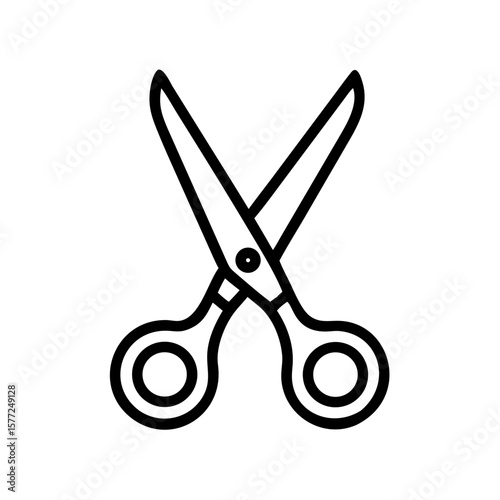 Scissors Icon for Creativity and Crafting Topics