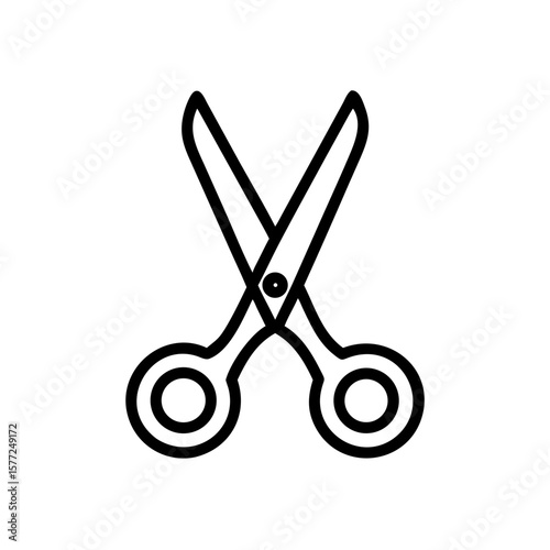 Scissors Icon for Creativity and Crafting Topics