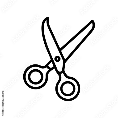 Scissors Icon for Creativity and Crafting Topics