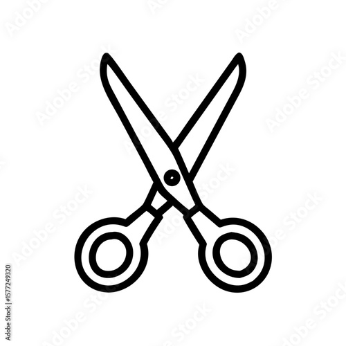Scissors Icon for Creativity and Crafting Topics