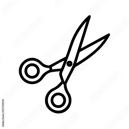 Scissors Icon for Creativity and Crafting Topics