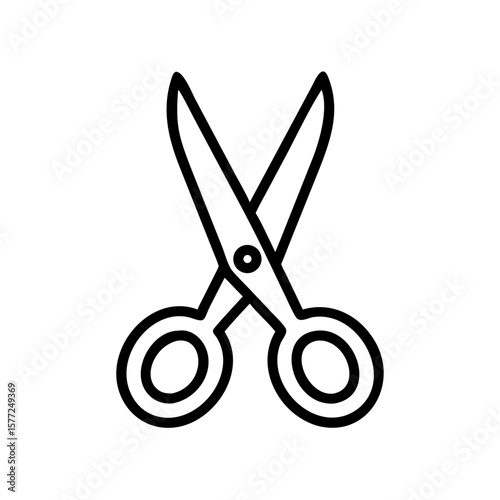 Scissors Icon for Creativity and Crafting Topics