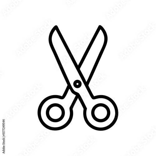 Scissors Icon for Creativity and Crafting Topics