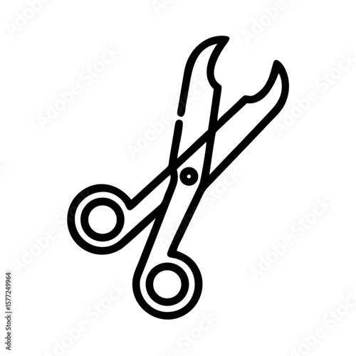 Scissors Icon for Creativity and Crafting Topics