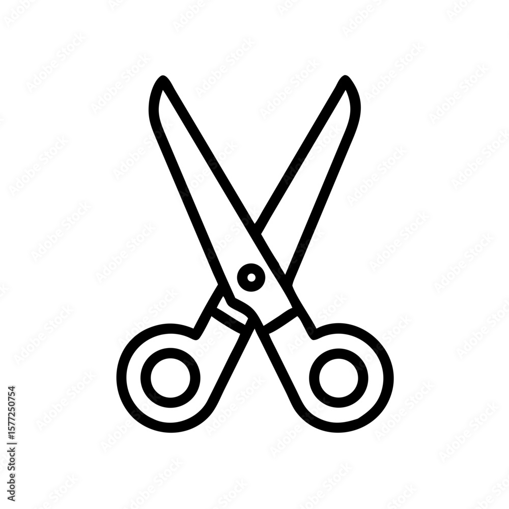 Scissors Icon for Creativity and Crafting Topics Scissors Icon for Creativity and Crafting Topics
