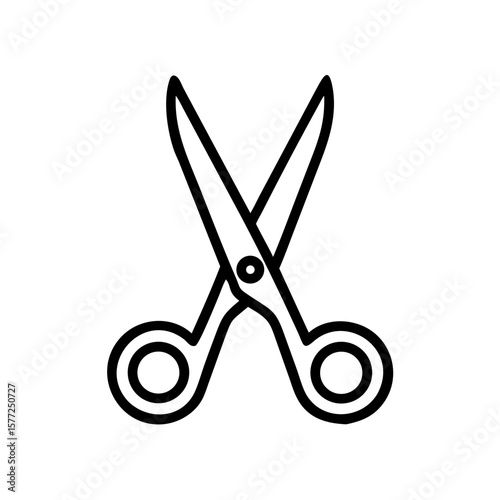 Scissors Icon for Creativity and Crafting Topics