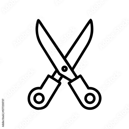 Scissors Icon for Creativity and Crafting Topics