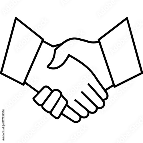hand shake between two businessmen