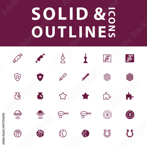 Solid & outline Icons12
