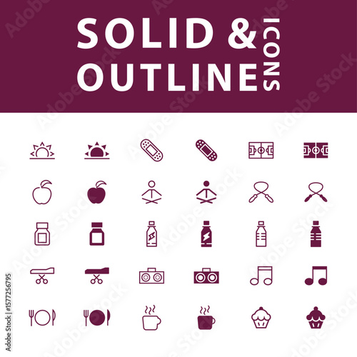 Solid & outline Icons5