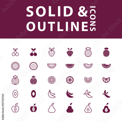 Solid & outline Icons