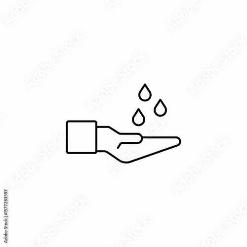 care water icon sign vector