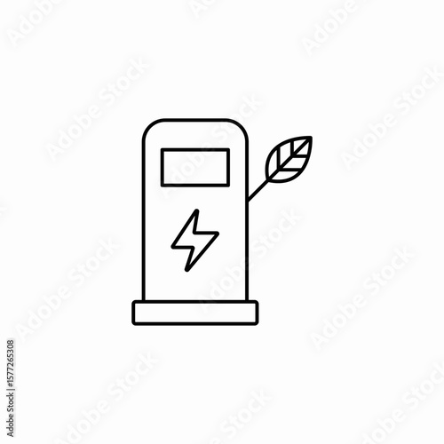 green fuel icon sign vector
