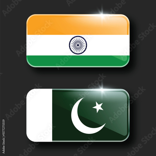 National Design Featuring India and Pakistan Identity