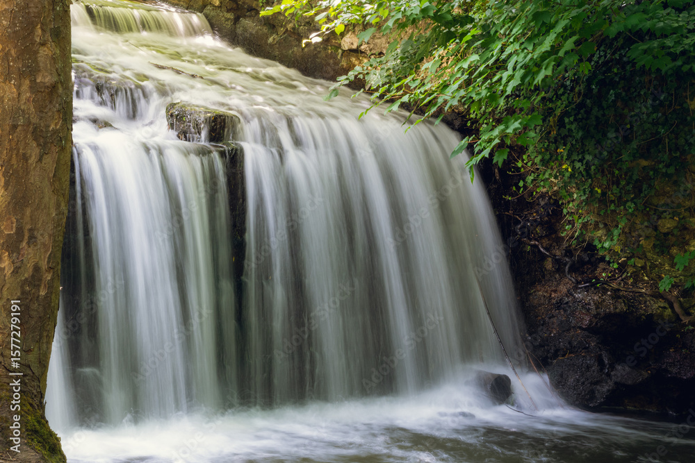 Obraz premium small waterfall in the forest