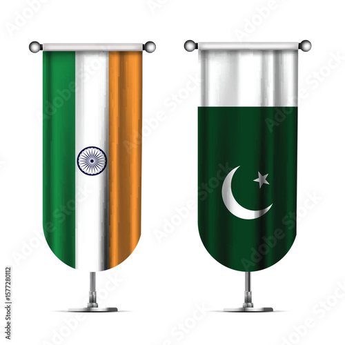 National Design Featuring India and Pakistan Identity