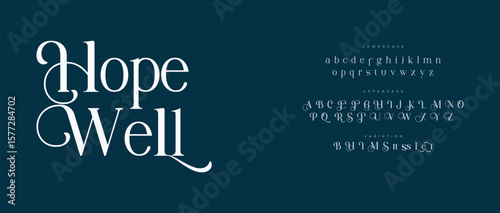 modern geometric sans serif futuristic font alphabet vector set