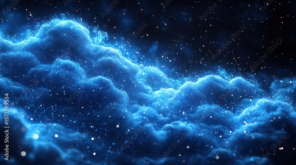 Naklejka premium space background with stars