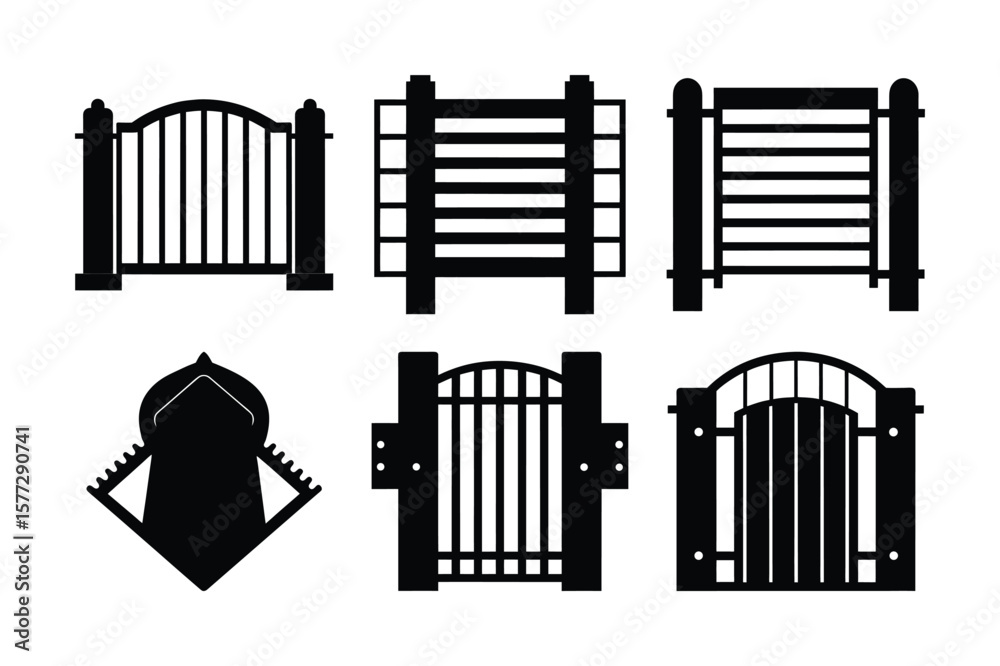 Obraz premium Vector set of black barcode icons for business and internet design