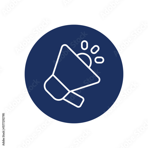 Megaphone icon vector