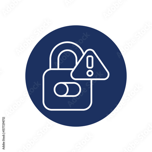Security icon vector