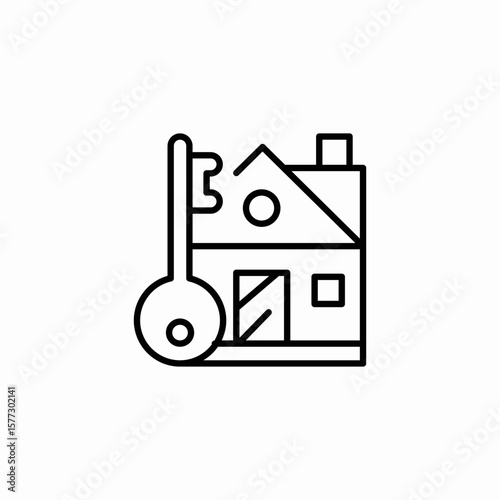 home owner icon sign vector