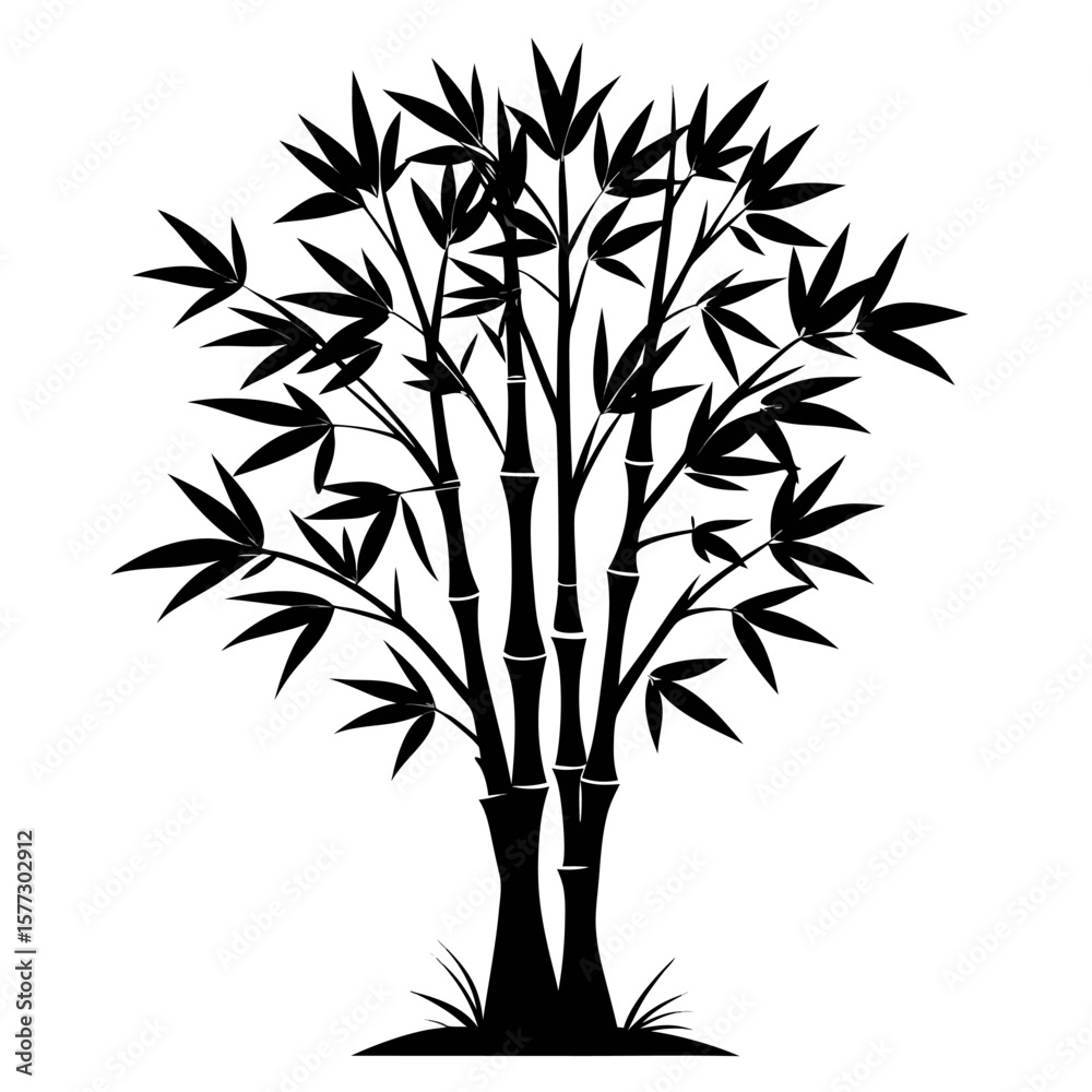 Obraz premium vector illustration of bamboo