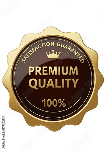 Premium quality satisfaction guaranteed seal with 100 rating