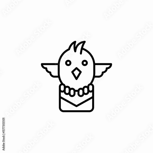 twitter dm icon sign vector