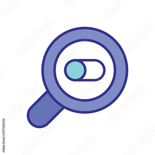 Search icon vector