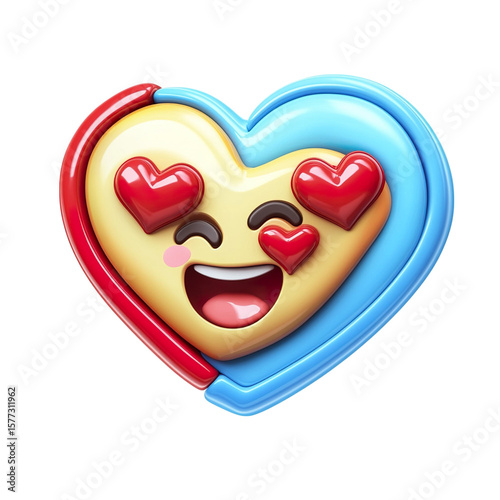 A Group of Bright Smiley Faces with Various Expressions Neatly Arranged on White Background for Fun Positive and Emotion-Themed Design Use

