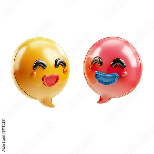 A Group of Bright Smiley Faces with Various Expressions Neatly Arranged on White Background for Fun Positive and Emotion-Themed Design Use

