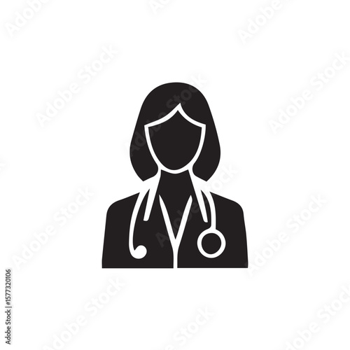 vector illustration of a nurse