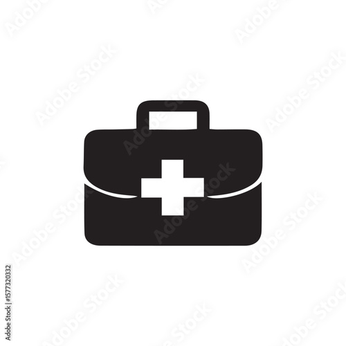 first aid kit vector illustration