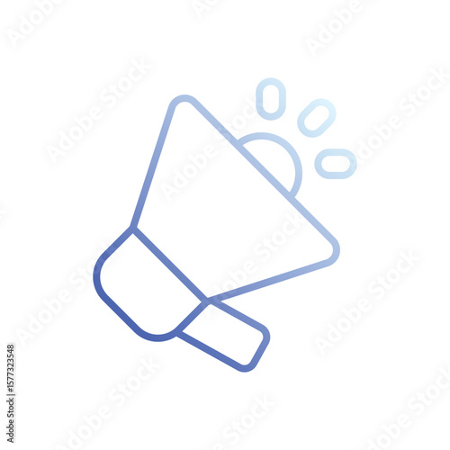 Megaphone icon vector