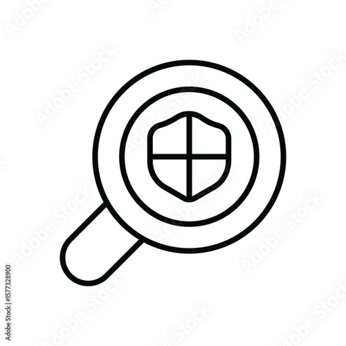 Search icon vector